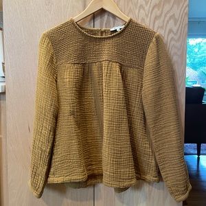 Madewell cotton-muslin blouse